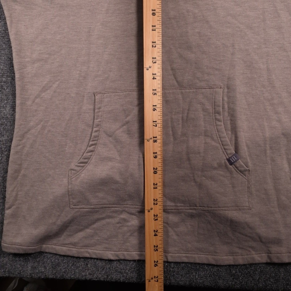 Free Fly Lightweight Hoodie Womens XL Brown Bamboo Pullover Kangaroo Pocket - Picture 8 of 12